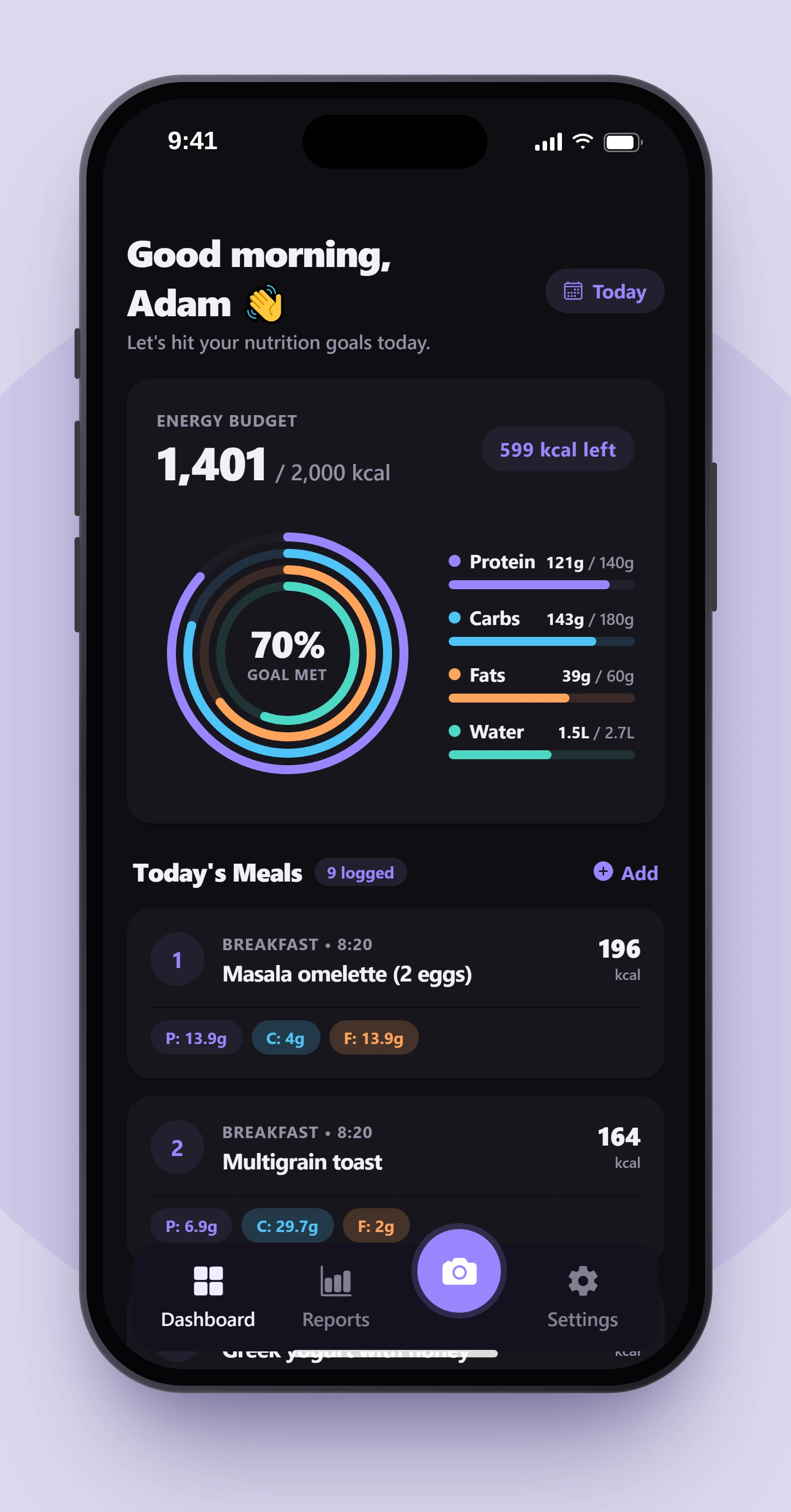 Eat And Track screenshot 1 of 4